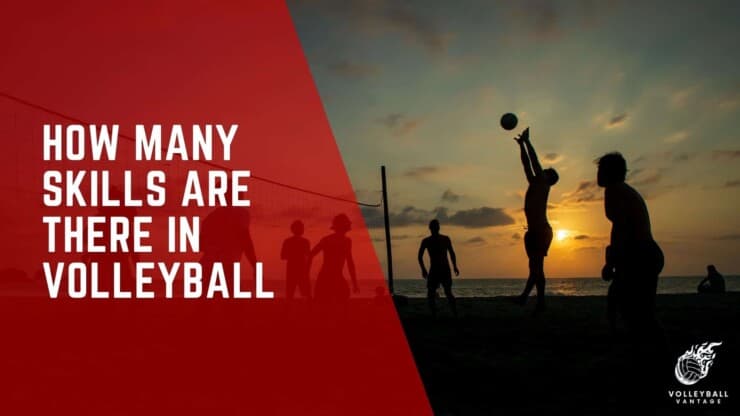 how many skills are there in volleyball