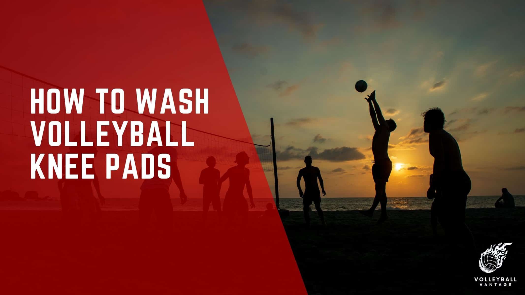 how to wash volleyball knee pads