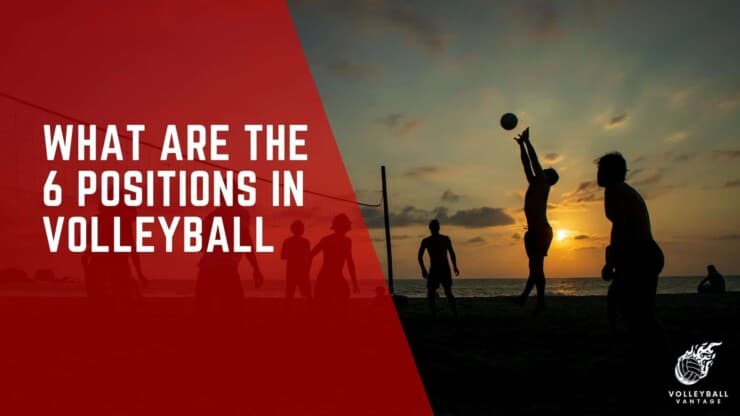 what are the 6 positions in volleyball